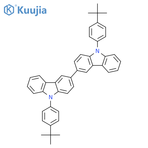 3,3'-BI-9H-CARBAZOLE, 9,9'-BIS[4-(1,1-DIMETHYLETHYL)PHENYL]- structure