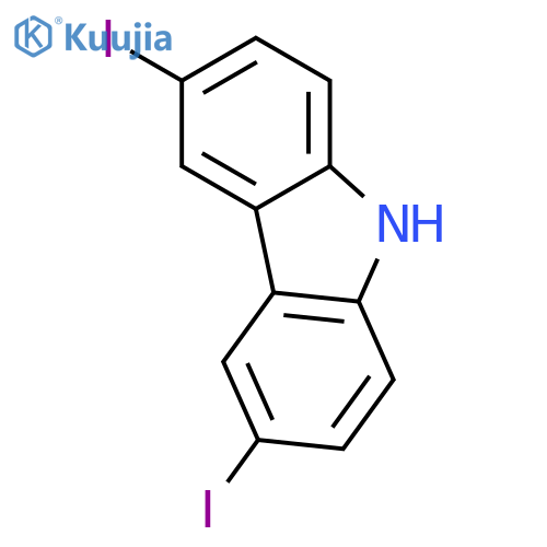 3,6-Diiodo-9H-carbazole structure