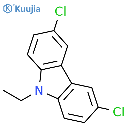 9H-CARBAZOLE, 3,6-DICHLORO-9-ETHYL- structure