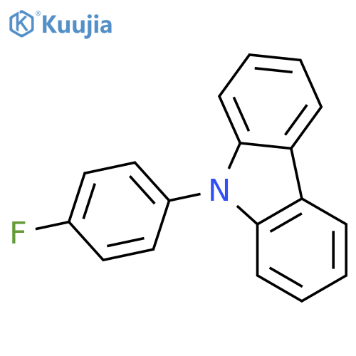 9-(4-fluorophenyl)-9H-Carbazole structure