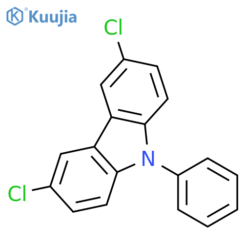 9H-Carbazole, 3,6-dichloro-9-phenyl- structure