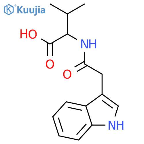 Indole-3-acetyl-L-valine structure