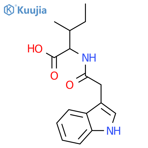Indole-3-acetyl-L-isoleucine structure