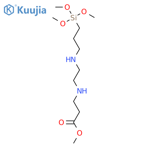 Methyl 3,3-dimethoxy-2-oxa-7,10-diaza-3-silatridecan-13-oate structure