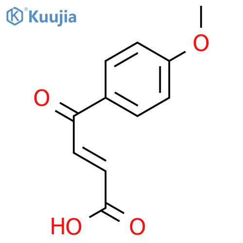 4-(4-Methoxyphenyl)-4-oxobut-2-enoic acid structure