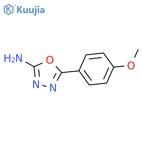 5-(4-Methoxyphenyl)-1,3,4-oxadiazol-2-amine structure