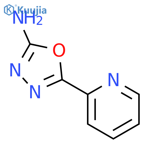 5-(pyridin-2-yl)-1,3,4-oxadiazol-2-amine structure