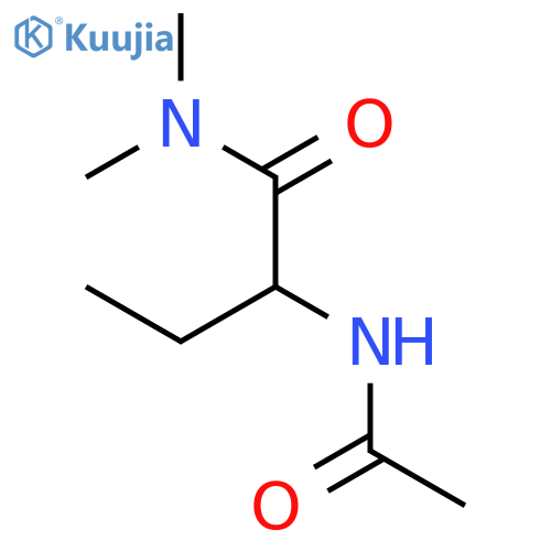 Butanamide, 2-(acetylamino)-N,N-dimethyl- structure