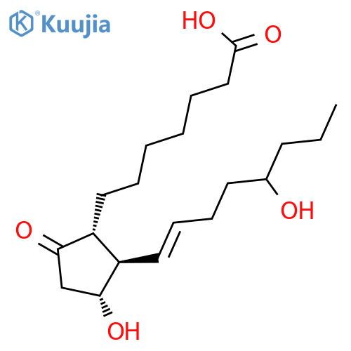 Prost-13-en-1-oic acid, 11,17-dihydroxy-9-oxo-, (11a,13E)- structure
