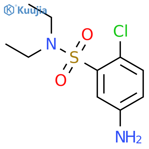 5-Amino-2-chloro-N,N-diethylbenzene-1-sulfonamide structure