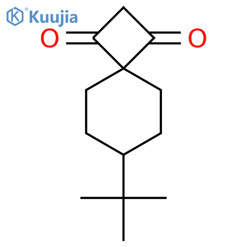 Spiro[3.5]nonane-1,3-dione, 7-(1,1-dimethylethyl)- structure