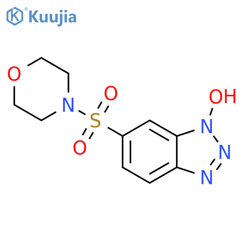 6-(morpholine-4-sulfonyl)-1H-1,2,3-benzotriazol-1-ol structure