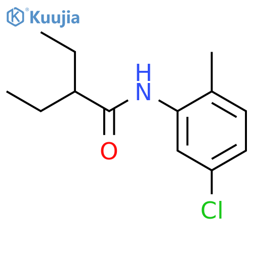 N-(5-chloro-2-methylphenyl)-2-ethylbutanamide structure