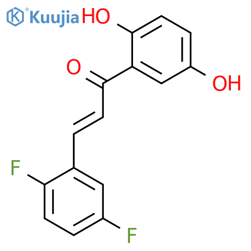 2-PROPEN-1-ONE, 3-(2,5-DIFLUOROPHENYL)-1-(2,5-DIHYDROXYPHENYL)-, (2E)- structure