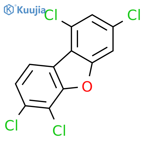 1,3,6,7-Tetrachlorodibenzofuran structure