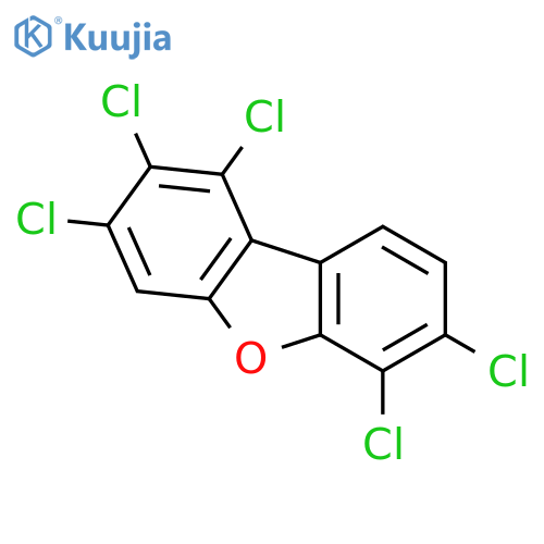 1,2,3,6,7-PENTACHLORODIBENZOFURAN structure