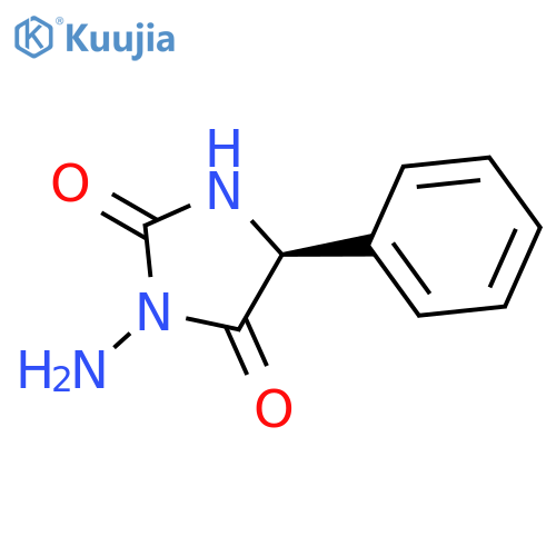 (5S)-3-Amino-5-phenylimidazolidine-2,4-dione structure