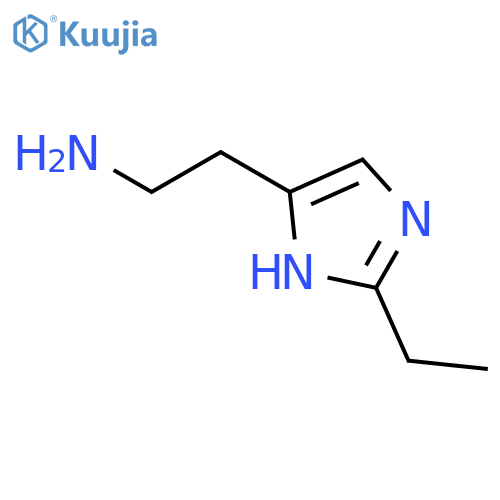 2-(2-ethyl-1H-imidazol-4-yl)ethan-1-amine structure
