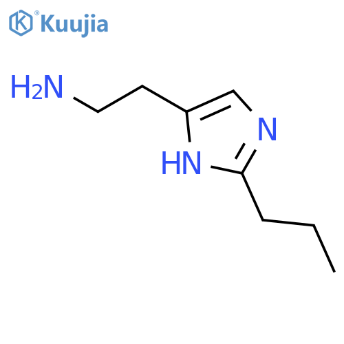 2-propyl-1H-Imidazole-5-ethanamine structure