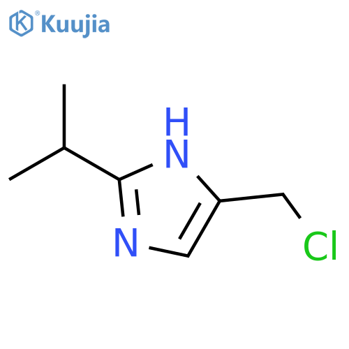 4-(Chloromethyl)-2-isopropyl-1h-imidazole structure