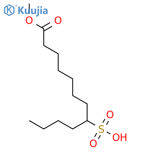 12-Methoxy-12-oxododecane-5-sulfonic acid structure