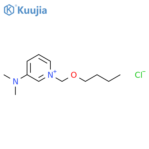 PYRIDINIUM, 1-(BUTOXYMETHYL)-3-(DIMETHYLAMINO)-, CHLORIDE structure