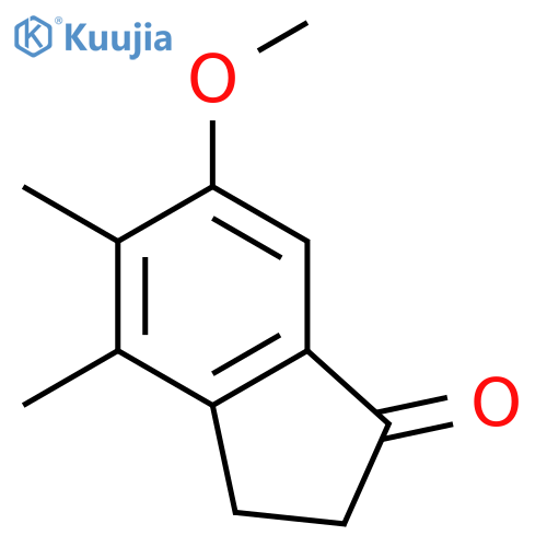 1H-INDEN-1-ONE, 2,3-DIHYDRO-6-METHOXY-4,5-DIMETHYL- structure