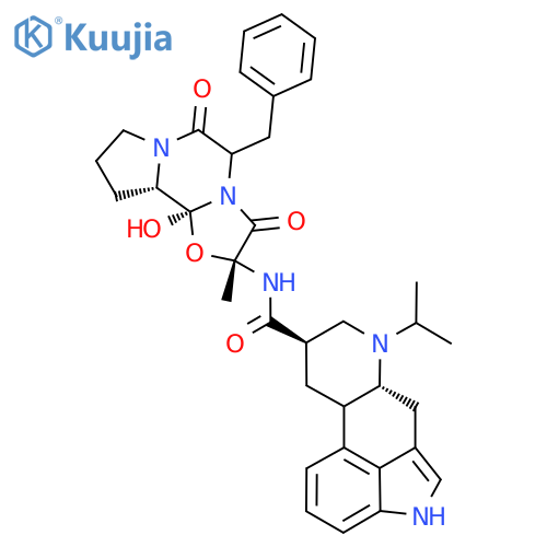 (6Ar,9R)-N-[(1S,2S,4R)-7-benzyl-2-hydroxy-4-methyl-5,8-dioxo-3-oxa-6,9-diazatricyclo[7.3.0.02,6]dodecan-4-yl]-7-propan-2-yl-6,6a,8,9,10,10a-hexahydro-4H-indolo[4,3-fg]quinoline-9-carboxamide structure