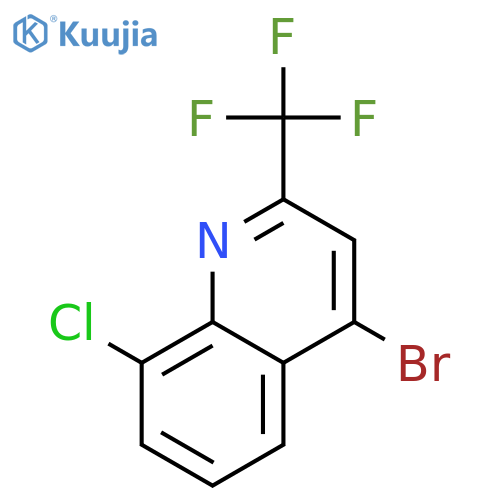 4-Bromo-8-chloro-2-(trifluoromethyl)quinoline structure