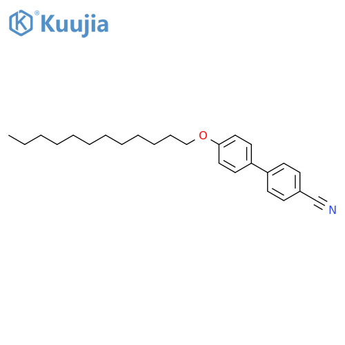4'-Cyano-4-dodecyloxybiphenyl structure