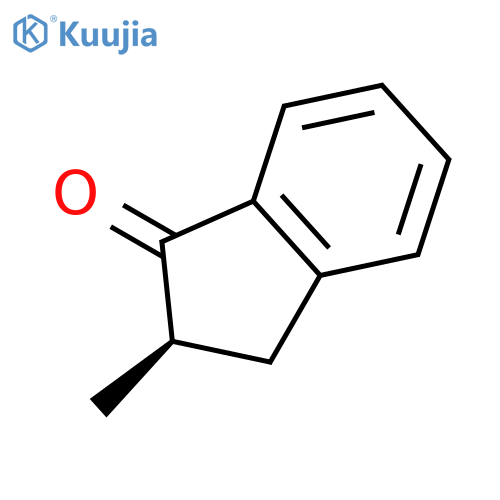 1H-Inden-1-one, 2,3-dihydro-2-methyl-, (2R)- structure