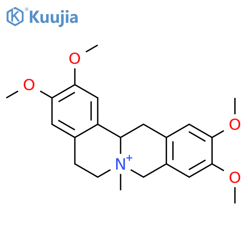 2,3,10,11-Tetramethoxy-7-methyl-5,8,13,13a-tetrahydro-6H-isoquino(3,2-a)isoquinolinium structure