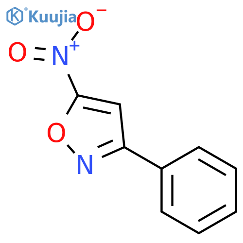 Isoxazole, 5-nitro-3-phenyl- structure