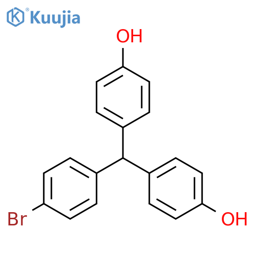 Phenol, 4,4'-[(4-bromophenyl)methylene]bis- structure