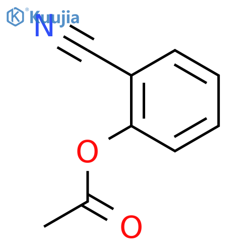 2-Acetoxybenzonitrile structure