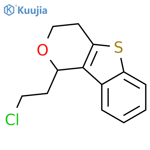 1H-[1]Benzothieno[3,2-c]pyran, 1-(2-chloroethyl)-3,4-dihydro- structure