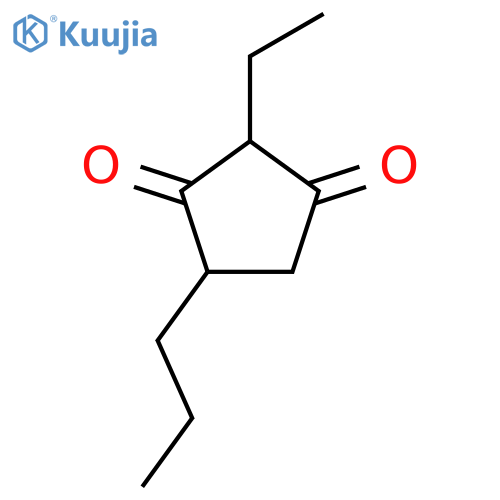 1,3-Cyclopentanedione, 2-ethyl-4-propyl- structure
