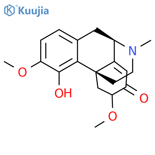 Morphinan-7-one, 8,14-didehydro-4-hydroxy-3,6-dimethoxy-17-methyl- structure