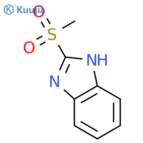 2-methanesulfonyl-1H-1,3-benzodiazole structure