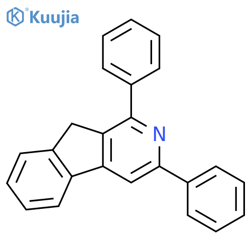 9H-Indeno[2,1-c]pyridine, 1,3-diphenyl- structure