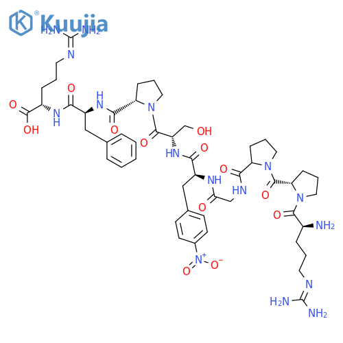 Bradykinin,5-(4-nitro-L-phenylalanine)- (9CI) structure