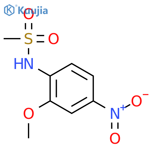 N-(2-Methoxy-4-nitrophenyl)methanesulfonamide structure