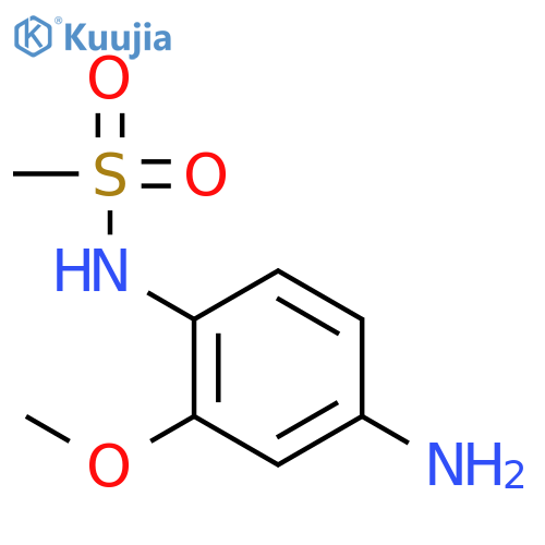 N-(4-Amino-2-methoxyphenyl)methanesulfonamide structure