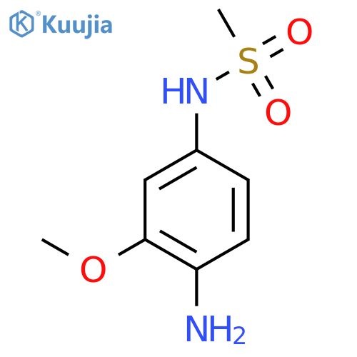 N-\u200b(4-\u200bAmino-\u200b3-\u200bmethoxyphenyl)\u200bmethanesulfonamide structure