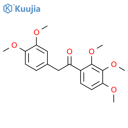 Ethanone, 2-(3,4-dimethoxyphenyl)-1-(2,3,4-trimethoxyphenyl)- structure