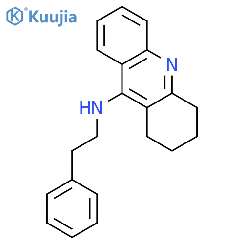 9-ACRIDINAMINE, 1,2,3,4-TETRAHYDRO-N-(2-PHENYLETHYL)- structure