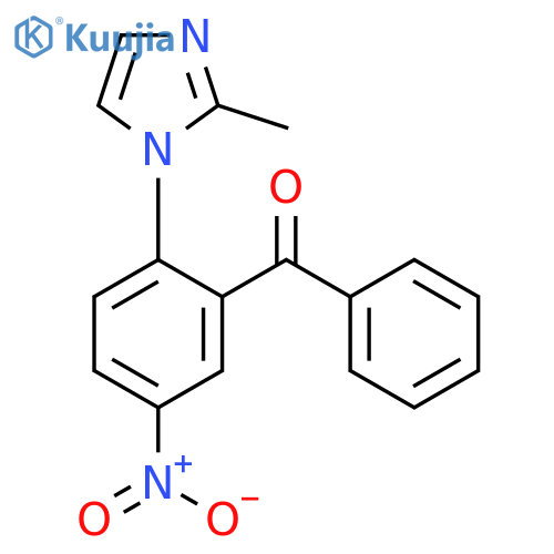 METHANONE, [2-(2-METHYL-1H-IMIDAZOL-1-YL)-5-NITROPHENYL]PHENYL- structure