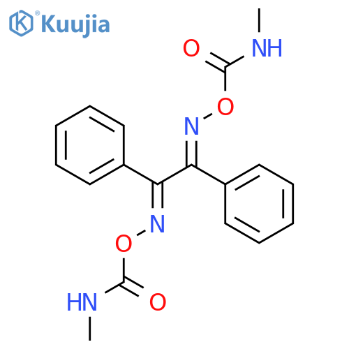 [(z)-[(2e)-2-(methylcarbamoyloxyimino)-1,2-diphenylethylidene]amino] N-methylcarbamate structure