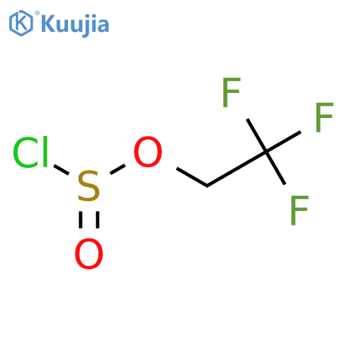2,2,2-trifluoroethyl chloranesulfinate structure
