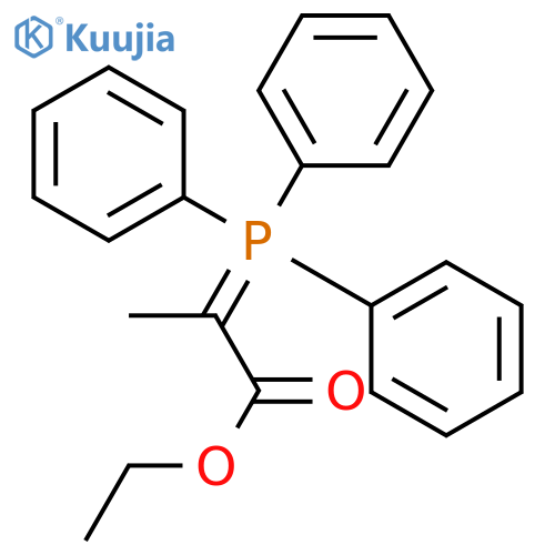 (1-ethoxycarbonylethylethylidene)triphenylphosporane structure